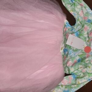 Mila & Rose Spring Has Sprung Long Sleeve Easter Tutu Dress Toddler 3T